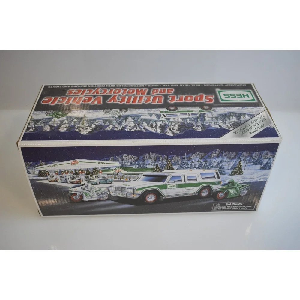 Hess 2004 Sport Utility Vehicle And Motorcycles In Box